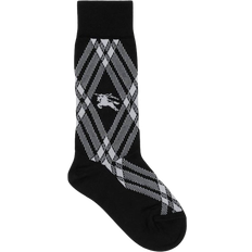 Burberry Underwear Burberry Women's Fit Check Socks - Black/White