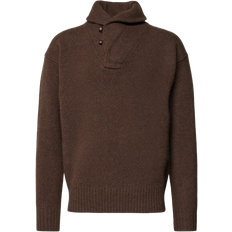 Polo ralph lauren camel melange Polo Ralph Lauren Dropped Shoulders Knitted Sweater - Camel Melange