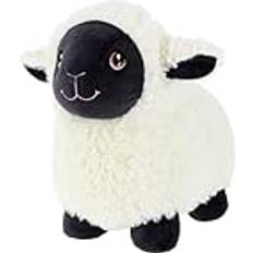 Cow Soft Toys Keel Toys eco Sheep in Black, Recycled Polyester Charlies