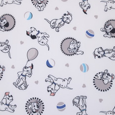 Black Sheets Disney 101 Dalmatians Fitted Mini Crib Sheet Black