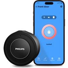 Security Philips wi-fi smart lock, turn your existing deadbolt into door Matte