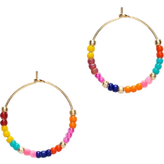 Anni Lu Orecchini Anni Lu Sunny Eldorado Hoops - Gold/Multicolour