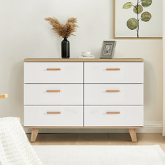 Yellow Chest of Drawers Ebern Designs Coralina 6 15.87 Chest of Drawer