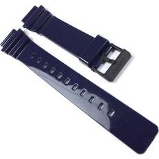 Casio Watch Straps Casio 18mm Resin Band Dunkelblau MRW-200HC-2BV MRW-200