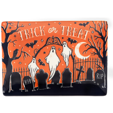 Orange Serving Platters & Trays Certified International Hocus Pocus Platter All Serving Tray