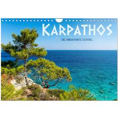 Bürobedarf Calvendo 2025 Karpathos the Unknown Beauty Wall Calendar A4 Landscape