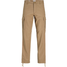 Jack & Jones Kane Barkley Relaxed Fit Cargo Trousers - Brown/Elmwood