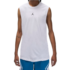 Split Mouwloze shirts Nike Jordan Sport Men's Dri FIT Sleeveless Top - White/Black