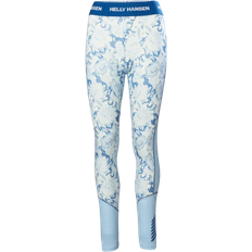 Bleu - Femme Pantalons Thermiques Helly Hansen Women’s Lifa Merino Midweight Graphic Base Layer Pants - Baby Troope