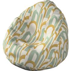 Beanbag miętowo-żółty