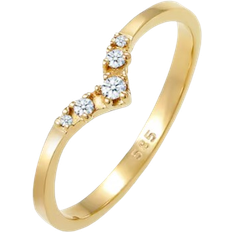 Elli Engagement Ring - Gold/Diamonds