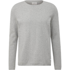 s.Oliver Rolled Hem Knitted Sweater - Heather Grey