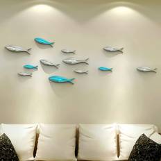 Silver Wall Decor 3d fish art,silver plating... Wall Decor