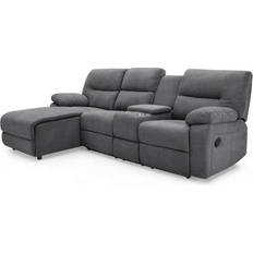 GRS Jacob Dark Grey Sofa 256cm 3 Seater