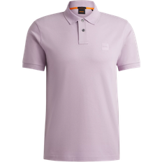 Elastane/Lycra/Spandex Polos HUGO BOSS Men's Passenger Polo Shirt - Light Purple