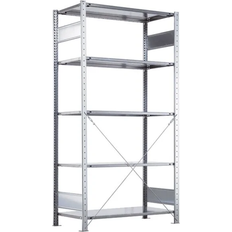 Schulte Lagertechnik X Back Silver Hyllsystem 75x200cm