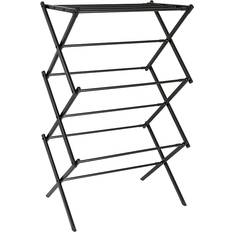 Black Drying Racks Household Essentials Steel Folding Expandable Clothes Drying Rack, Black HE1206