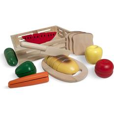 Melissa & Doug Spielzeuglebensmittel Melissa & Doug Cutting Food Wooden Play Food