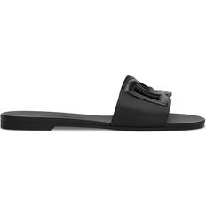 Dolce & Gabbana Zapatillas y Sandalias Dolce & Gabbana Rubber Beachwear Sliders - Black