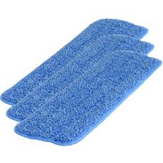 Blue Mops ™ 18 inch microfiber mop pads machine washable, reusable, refills