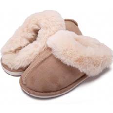 Slippers Shein Womens Woolen Slippers Memory Foam Fluffy Moccasin With Soft Plush Fleece Lining SlipOn For Indoor Outdoor Use