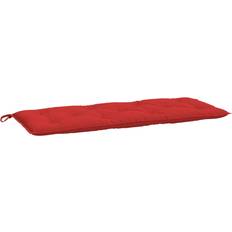 Rood Tuinbanken vidaXL Tuinbankkussen 120 x 50 x 7 cm Oxford Stof Rood