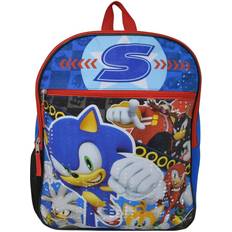 Backpacks BioWorld Bioworld Sonic The Hedgehog 16" Backpack- BPB6MR7SEG, Large, Black