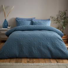 Dunelm Mandalay Duvet Cover Blue (200x200cm)