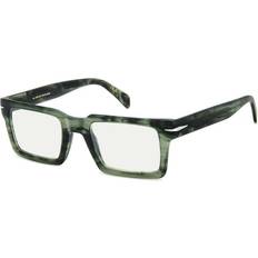 Gröna Glasögon & Läsglasögon David Beckham DB 7126 Prescription Eyewear Frames Green Horn 51