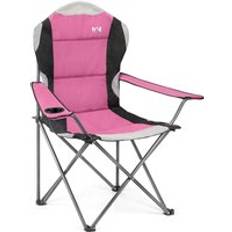 Trail Outdoor Leisure Folding Camping Chair Deluxe Padded High Back Portable Garden Fishing Trail Pink One Size