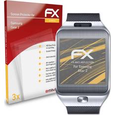 Screen Protectors atFoliX 3x panzerfolie für samsung gear 2 schutzfolie matt&stoßfest Transparent