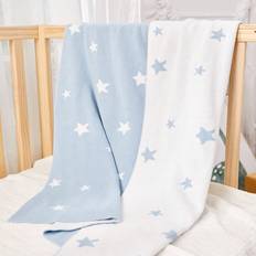 Shein Contrast Star Pattern Baby Blanket Newborn Swaddle Wrap Infant Bag