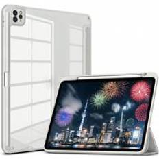 1pc Gray Case Smart Cover For IPad Pro 2nd 12.9 3rd Air 4th 5th