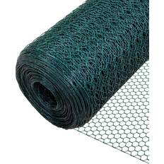 Verde Recinzioni Vounot Rete Metallica Plastificata Rivestimento 13 mm x 50 m