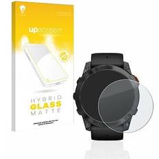 upscreen Glass film screen protector for garmin fenix 7x pro solar 51 mm screen cover