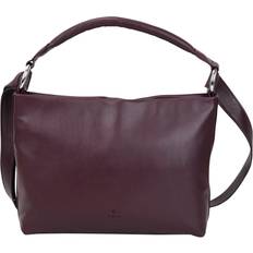 Røde Håndvesker Adax ADAX Amalfi Shoulder bag Klara 23x18x8 Skuldertasker hos Magasin Burgundy