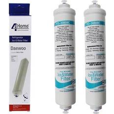 Hotpoint 2 x activated carbon water filters for daewoo american style fridge freezers