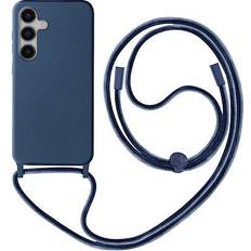 Avizar lanyard case for galaxy s24 corda series, dark blue