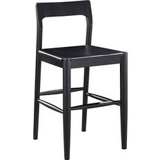 Black Seating Stools Moe's Home Collection Owing Seating Stool