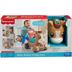 Fisher Price Plastleksaker Gåvagnar Fisher Price Walk Bounce & Ride Pony