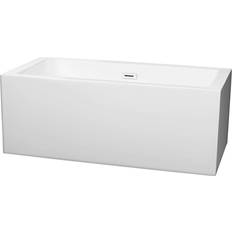 Soaking Tub Freestanding Bathtubs Wyndham Collection Melody (WCOBT101160SWTRIM)