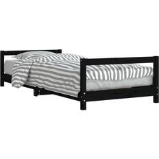 vidaXL Children's Bed Solid Pinewood 37.6x80.9"