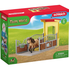 Schleich Farm World Pony Box with Iceland Pony Stallion 42609