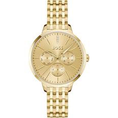 Women - Yellow Wrist Watches BOSS Symphony Ladies' Light Yellow Gold-Tone IP Bracelet
