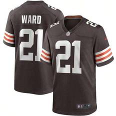 Shein Mens Denzel Ward Brown Cleveland Browns Game Jersey