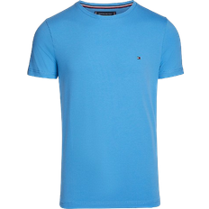 Elastane/Lycra/Spandex T-shirts Tommy Hilfiger Extra Slim Fit T-shirt - Blue Spell