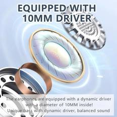 Earbuds with Microphone, Wired Low-Latency