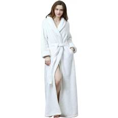 Shein Robes Shein Artfasion Fleece Robe For Women Soft Warm Long Plush Bathrobe Slim Elastic Ladies Sleepwear Housecoats