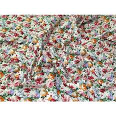 Cotton Fabrics Minerva Regency Cotton Lawn Fabrics White, Multicolour