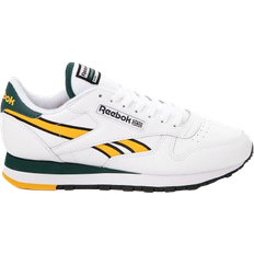 Reebok Men Shoes Reebok Classic Leather - White/Fierce Gold/Collegiate Green